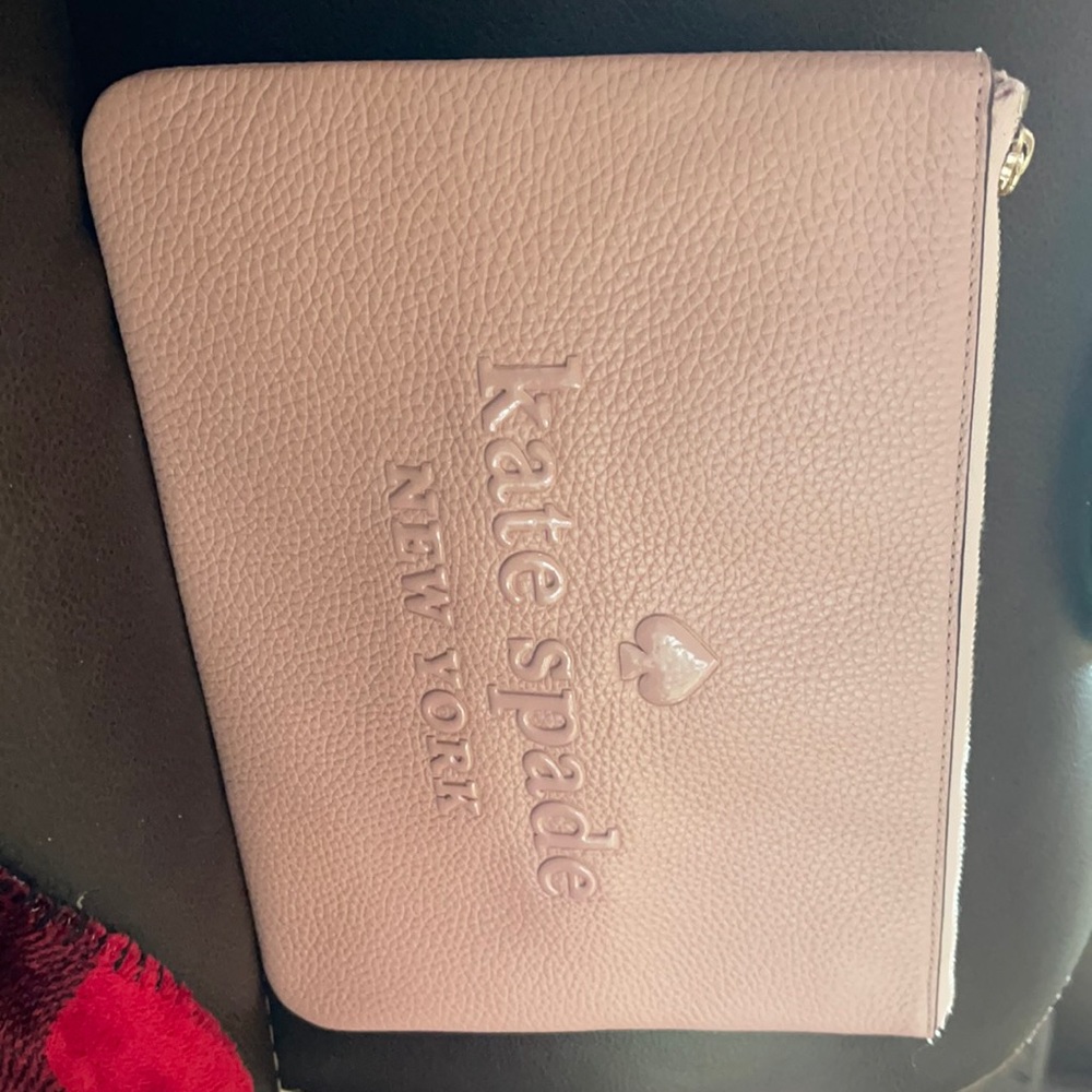 Kate Spade - Large Tassel Pouch - Pink - NWT